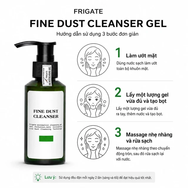 Hướng dẫn sử dụng 3 bước